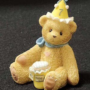 Enesco Cherished Teddies 1998 Age 7 Seven Is As Sweet As Honey Figurine #466239